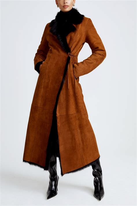 women shearling coat 1