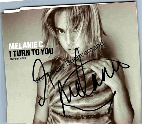 Original Autogramm Mel C / Spice Girls Geri Melanie Jayne Chisholm