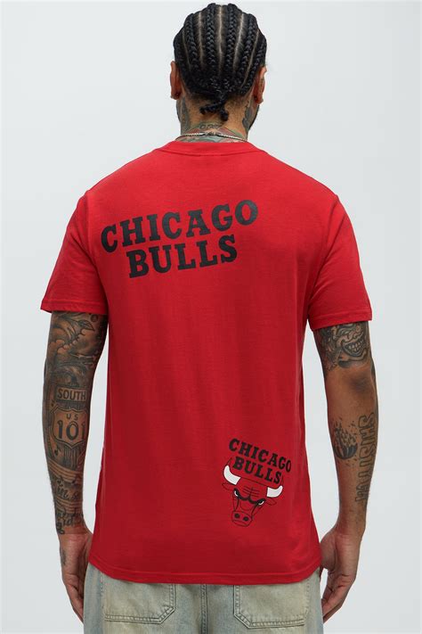 Bulls Slap Shots Short Sleeve Tee - Red | Fashion Nova