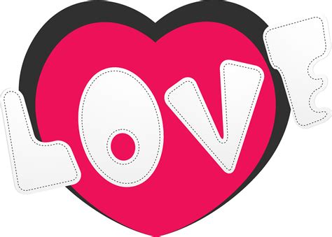 paper text love  creative heart  vector art  vecteezy