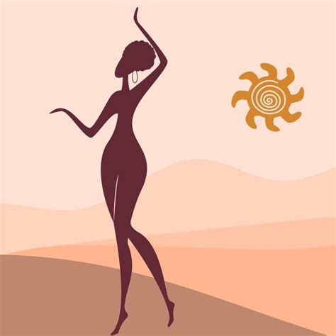 african woman silhouette 14131832 Vector Art at Vecteezy