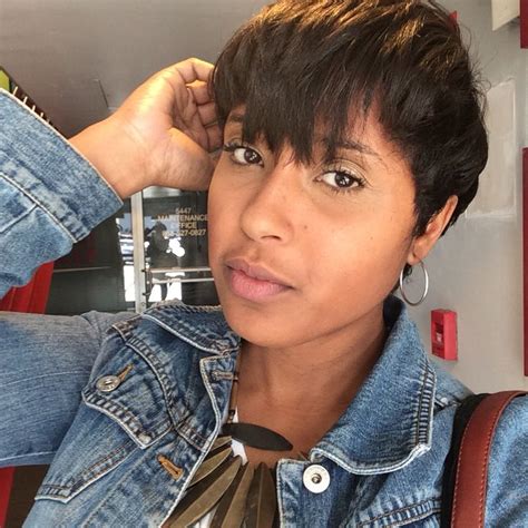 Shaggy pixie cut African American hair Black hair Comme coco | Shaggy ...