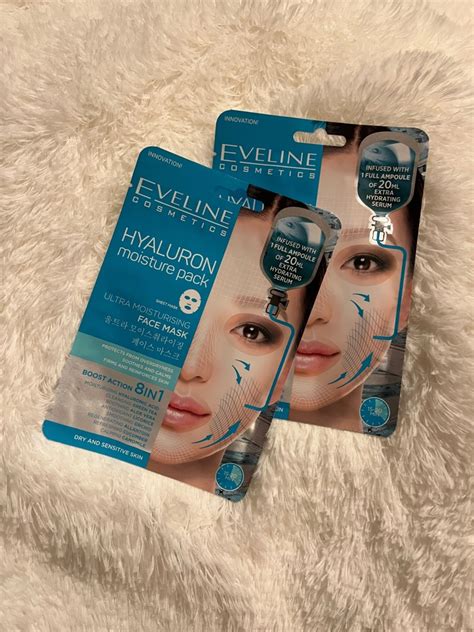 Hyaluron ultra moisturizing face sheet mask - Eveline cosmetics ...
