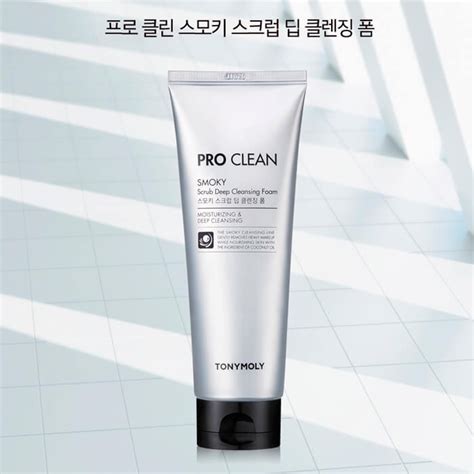 Пенка-скраб Tony Moly Pro Clean Smoky Scrub Deep Cleansing Foam ...