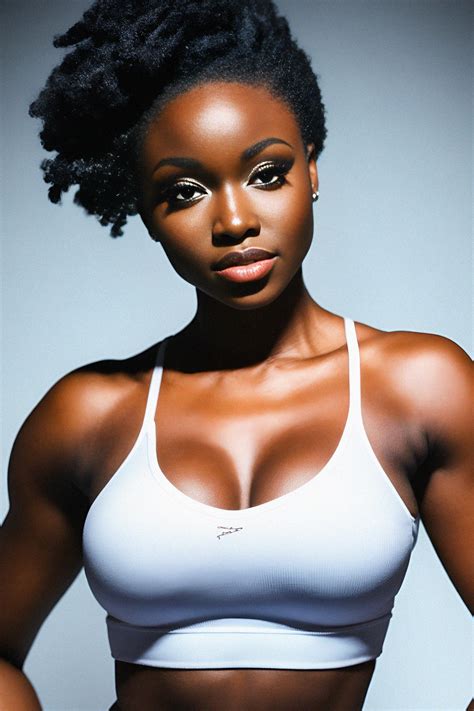 A fit female woman as fitness influencer posing on stage, displaying