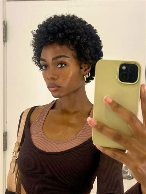 Pin by Busola on Hairstyles in 2025 | Short natural curly hair, Big