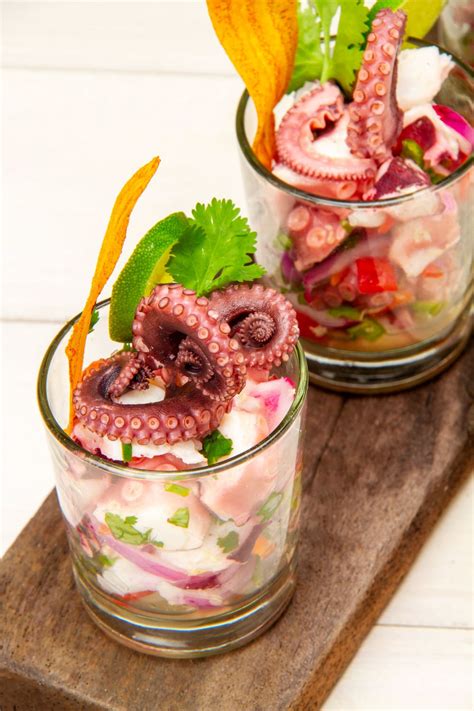 Ceviche de Pulpo - Peruvian Octopus Ceviche - Eat Peru