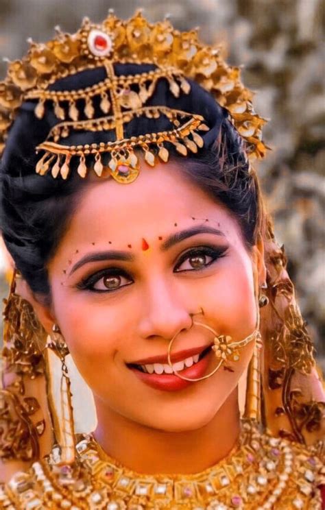 Veebha Anand as Subhadra in Mahabharat star plus | Beautiful indian brides, Beautiful indian ...