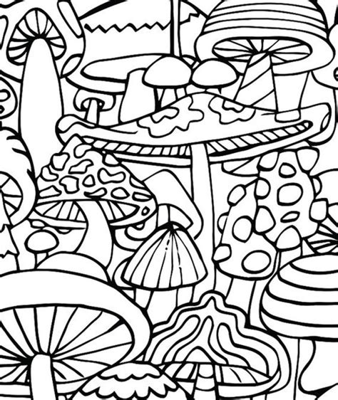 Mushroom Coloring Pages - Best Coloring Pages For Kids
