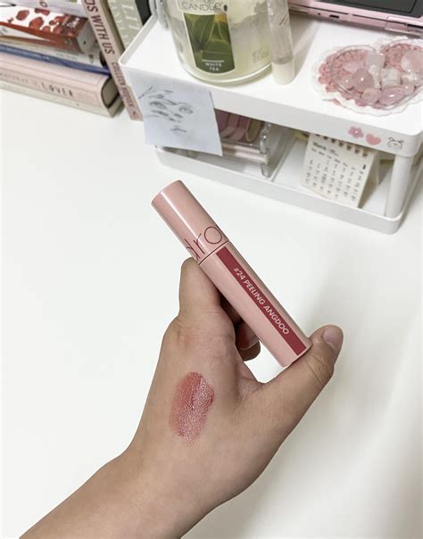 Romand Juicy Lasting Tint in Peeling Angdoo : r/AsianBeauty