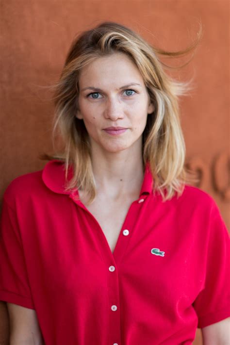 Photo : Margot Bancilhon au village des Internationaux de Tennis de