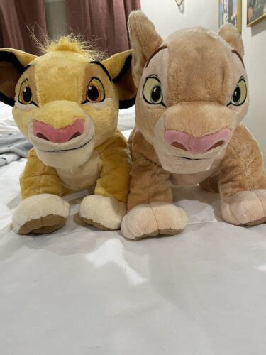 The Lion King - Simba and Nala Plush - Stuffed Animal Disney Store Toy - Big 12" | #4604382187