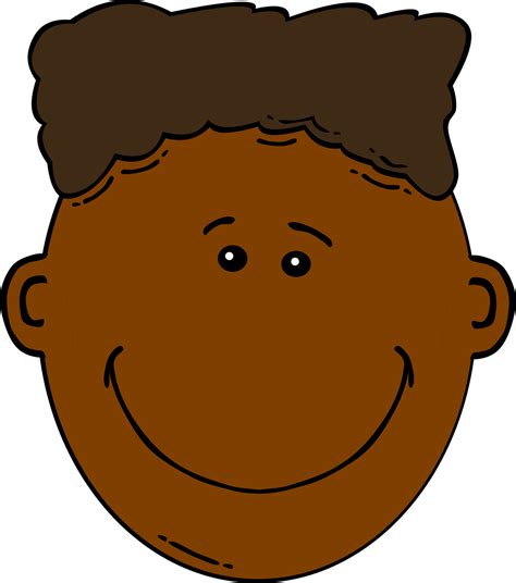 boy dark skin brown hair royalty  vector graphic pixabay