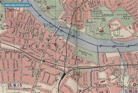 Map of Putney, London