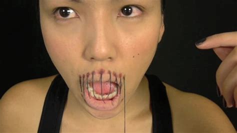 Scary Mouth Makeup