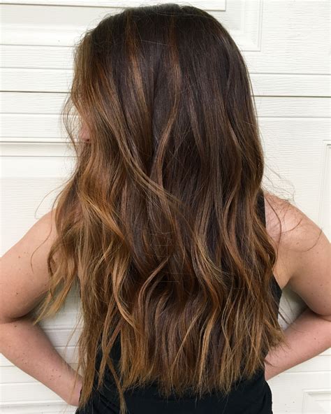 Brunette balayage. Warm balayage. Caramel balayage. | Brunette balayage ...