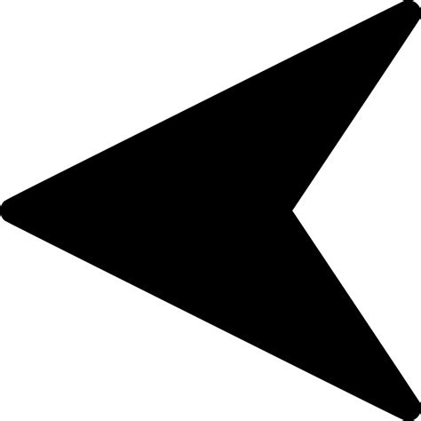 svg point arrow left  svg image icon svg silh