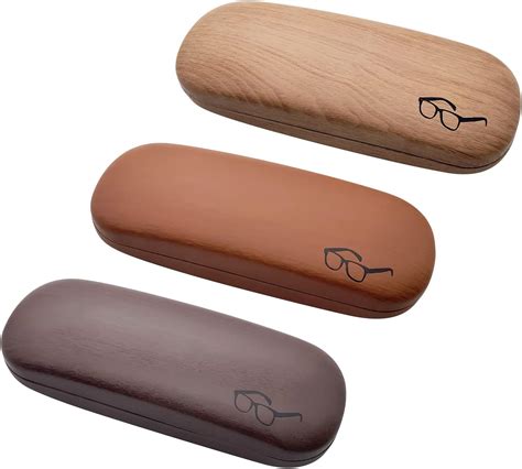 HSYMQ Hard Shell Glasses Case, Eye Glass Carry Case for Men Women, 3 ...