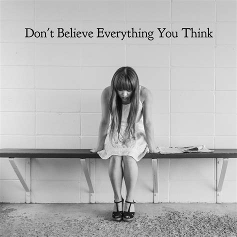 Dont Believe Everything You Thing - Shannon Thigpen