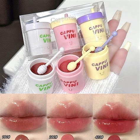 pinkpoint moisturizes mirror bean paste color lipstick easy  color