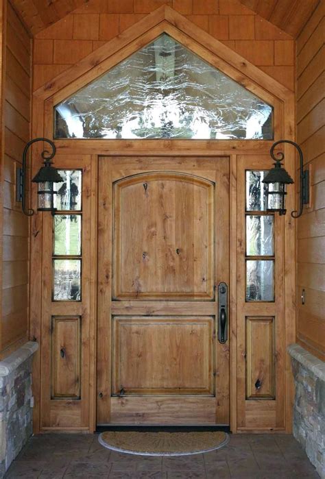 Wood front door with sidelights - Exterior Doors: Side Light Entry ...