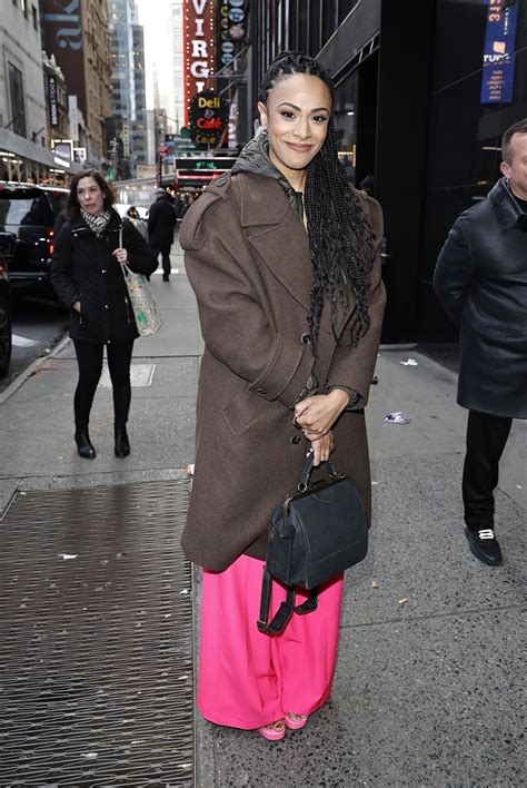 Nicolette Robinson at GMA in New York 03/31/2023 • CelebMafia