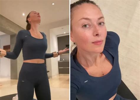 Maria Sharapova Christmas workout drives fans crazy!