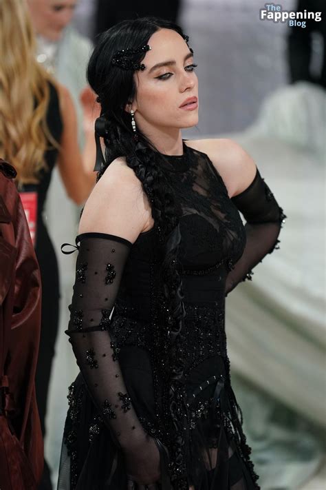 Billie Eilish Shows Off Her Sexy Tatas at the 2023 Costume Institute