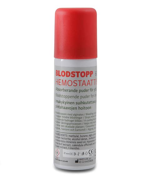 Spray verenvuodon tyrehdyttämiseen