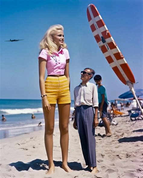 Tall Girl and Short Man on the Beach by smallfoot93 on DeviantArt