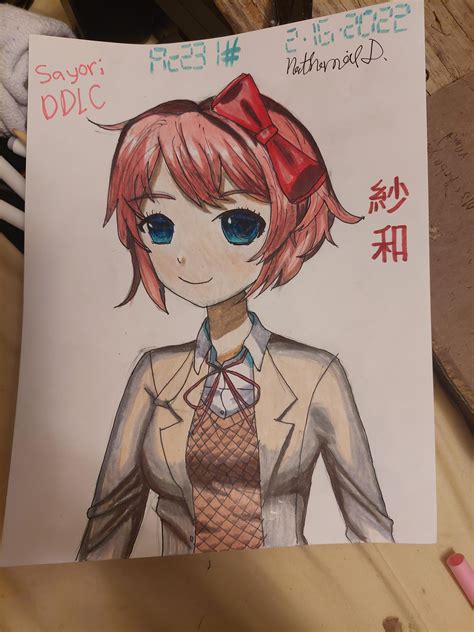 heres  doki doki literature club drawings   hope  enjoy