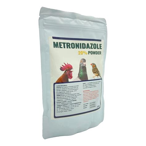 Metronidazole 20% Powder for Birds (Flagyl) - Canker Treatment