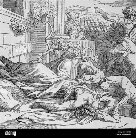 The Death of Jezebel (fl. 9th century BCE). After she was thrown from a ...