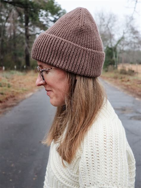 crochet hat pattern essential beanie