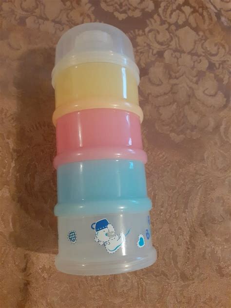 milk powder divider container babies kids nursing feeding