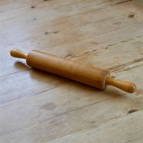 small wood rolling pin vintage rolling pin ship  etsy