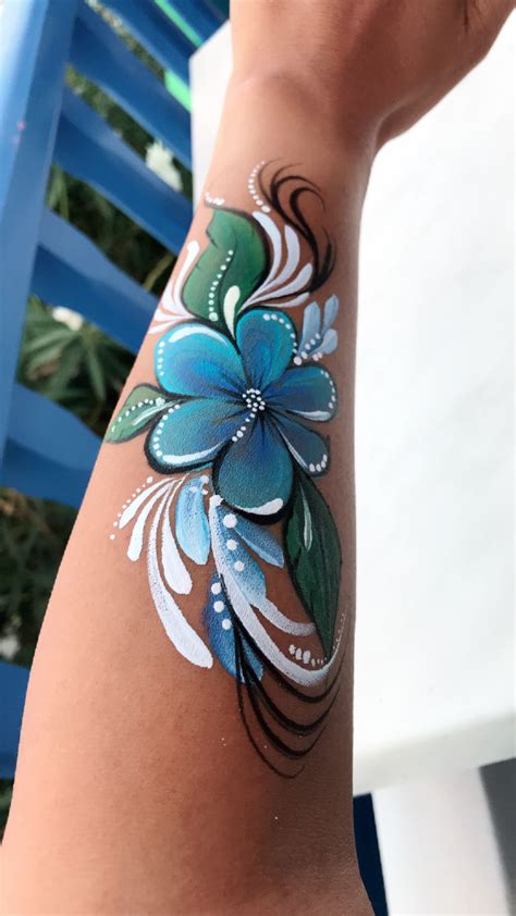 Flowers armpainting | Body painting, Arm painting, Face painting