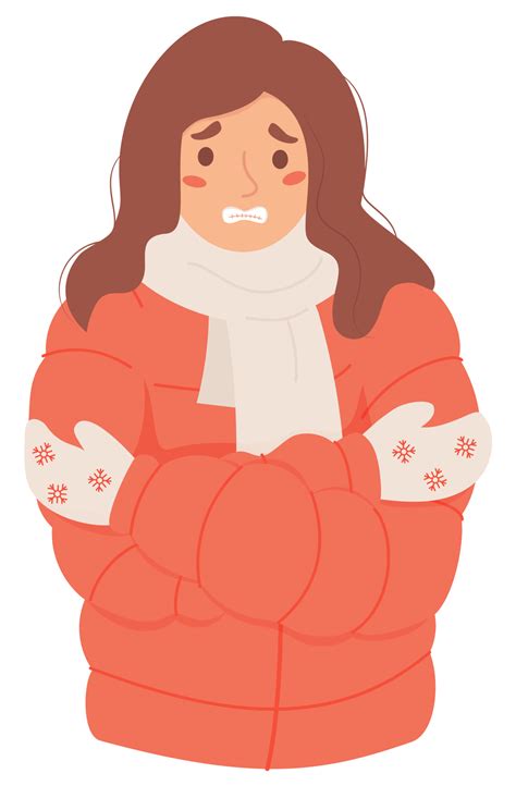 woman freezing shivering 15698456 PNG