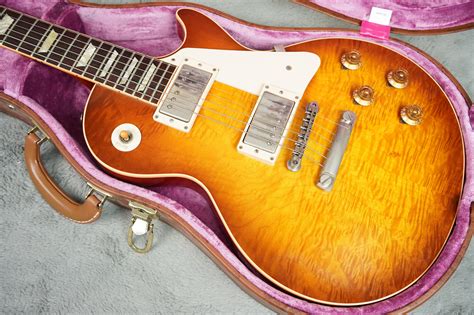 gibson custom shop les paul  vos iced tea ohsc