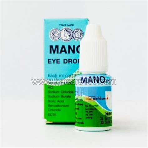 Глазные капли от сухости и раздражения Mano Eye Drops купить по цене 448 р.