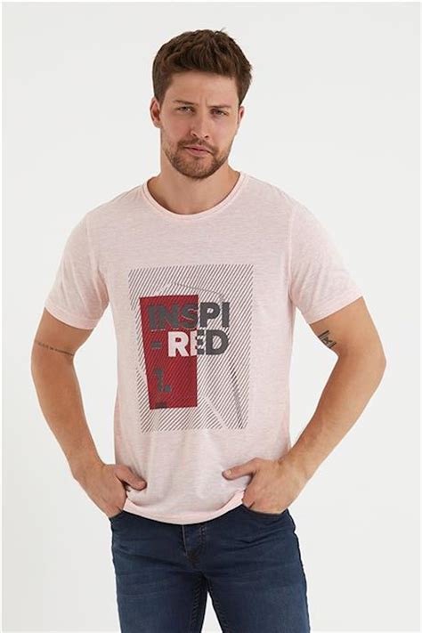 Футболка мужская Rodrigo 22KEARDG1015, розовый, хлопок, размер XXL ...