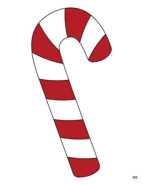 Candy canes free printable templates coloring pages – Artofit