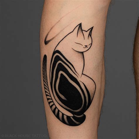 Kočka tetování / Cat tattoo