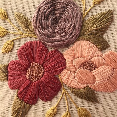 Blooming Bouquet Floral Embroidery PDF Pattern Floral - Etsy 