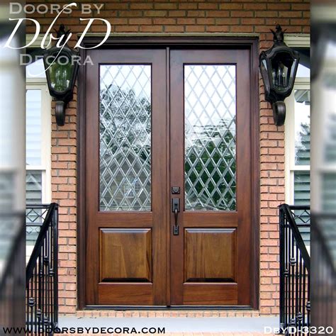 Leaded Glass Entry Doors