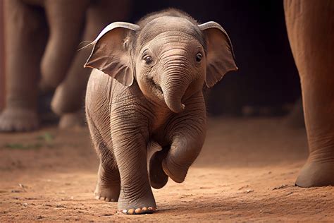 Newborn African Elephant
