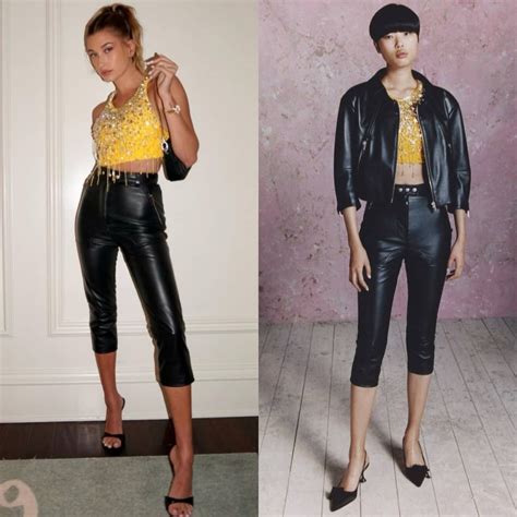 Hailey Bieber Wore Miu Miu @ Instagram Story April 16, 2021