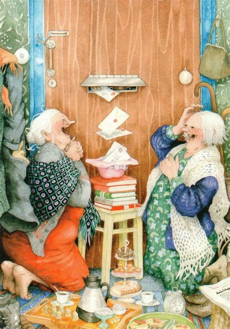 Веселите баби – уникално забавни илюстрации Old Lady Humor, Old Folks ...
