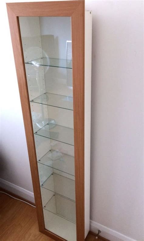 Ikea Bertby Glass Door Wall Cabinet - Wall Design Ideas