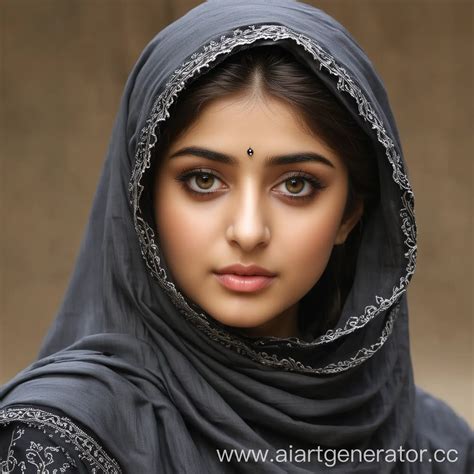Young Pakistani Muslim Actress Sajal Ali in Traditional Attire with